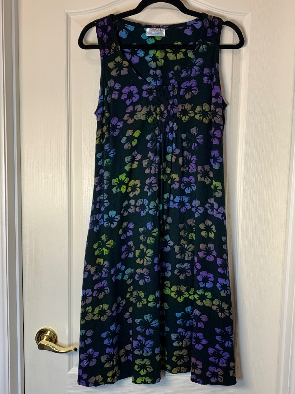 Lotus Traders Floral Summer Dress Small Sleeveless Lightweight Boho Resort Style